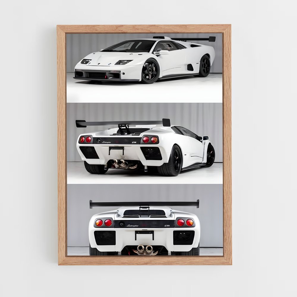 Poster Diablo Stripes – affiche Lamborghini (vue 4)